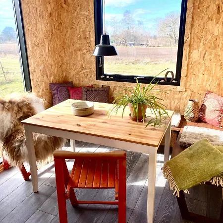 בית חווה Cozy Tiny House On A Farm *