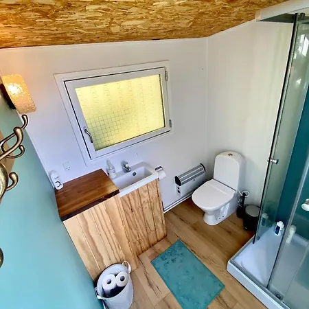 בית חווה Cozy Tiny House On A Farm Skibby
