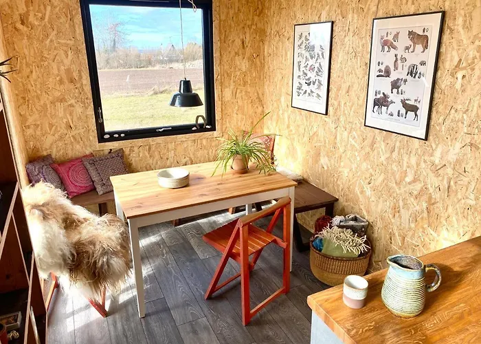 农家乐 Cozy Tiny House On A Farm Skibby